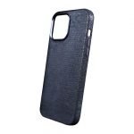 iPhone 13 Pro Max Uyumlu Kumaş Desenli Mavi Kılıf - Görsel 4