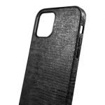 iPhone 13 Uyumlu Kumaş Desenli Siyah Kılıf - Görsel 3